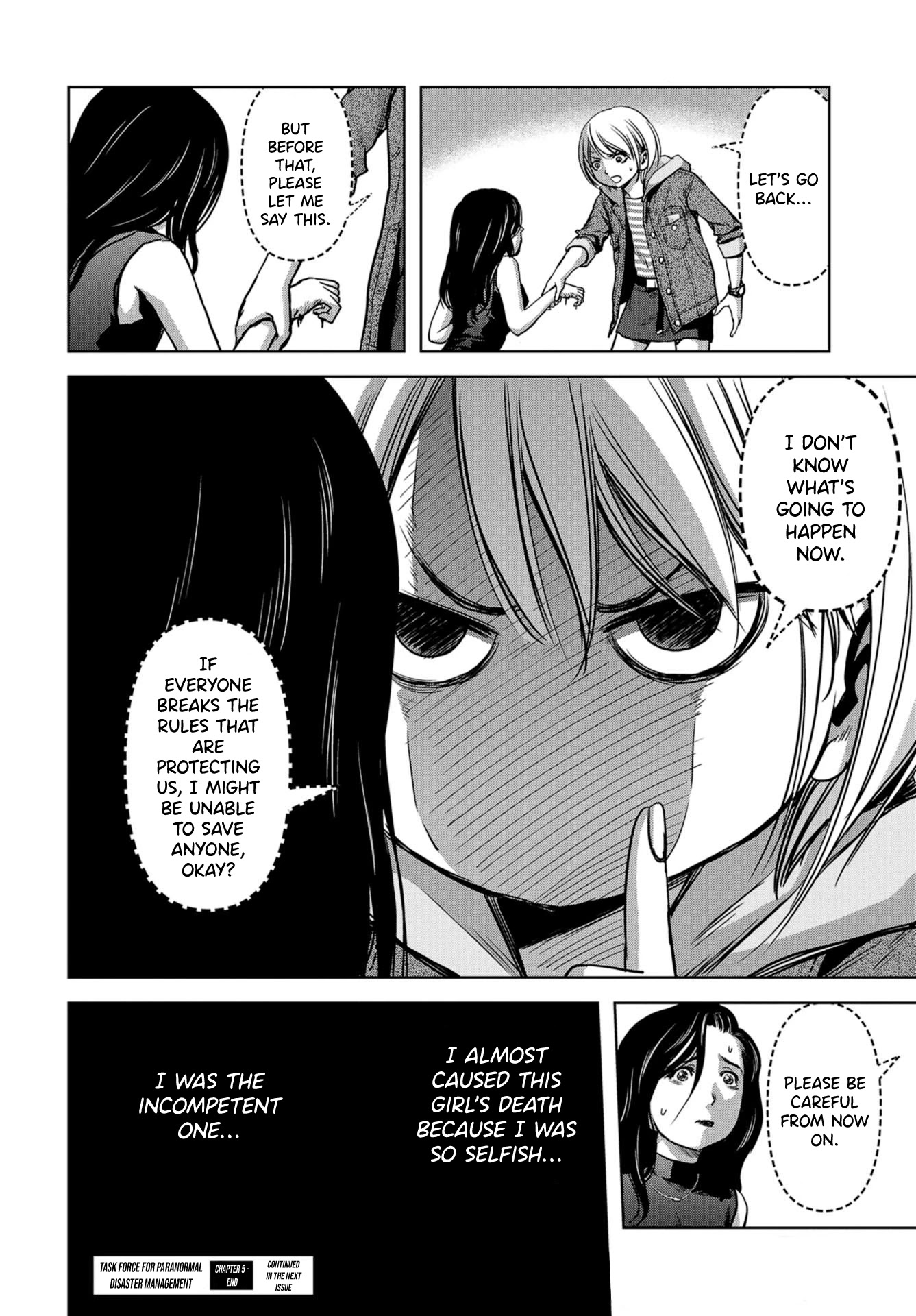 Task Force for Paranormal Disaster Management chapter 5 page 53