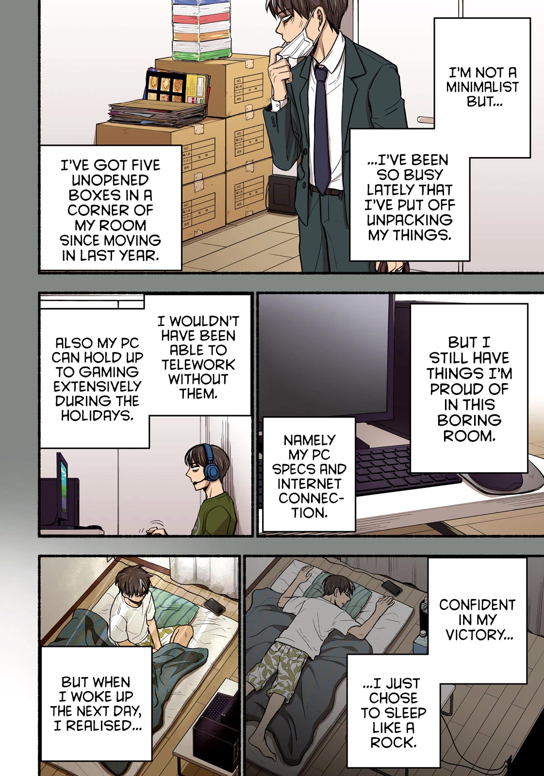 Telework Yotabanashi chapter 1 page 3