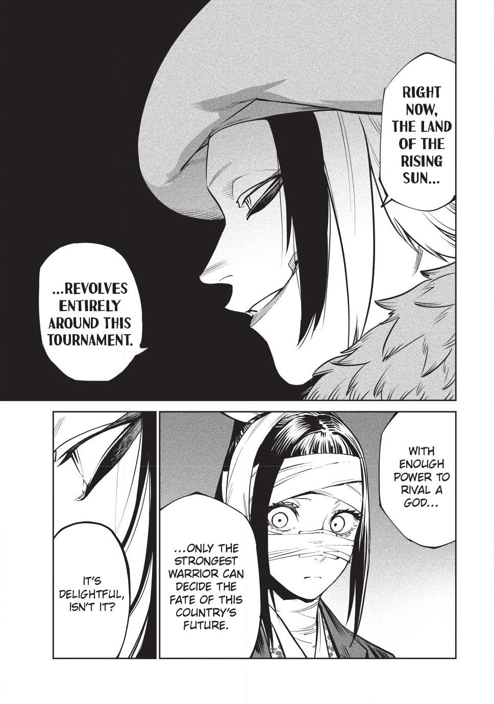 Tenkaichi - Nihon Saikyou Bugeisha Ketteisen chapter 58 page 32