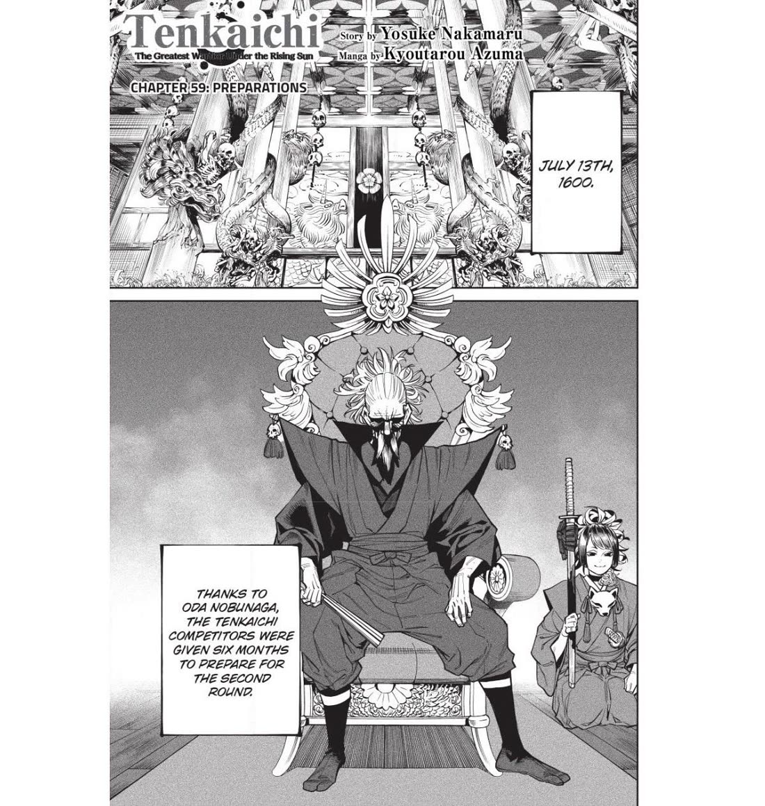 Tenkaichi - Nihon Saikyou Bugeisha Ketteisen chapter 59 page 1