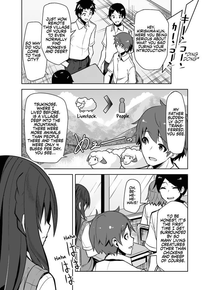 Tenkosaki: The Neat and Pretty Girl at My New School Is a Childhood Friend of Mine Who I Thought Was a Bo chapter 1 page 9