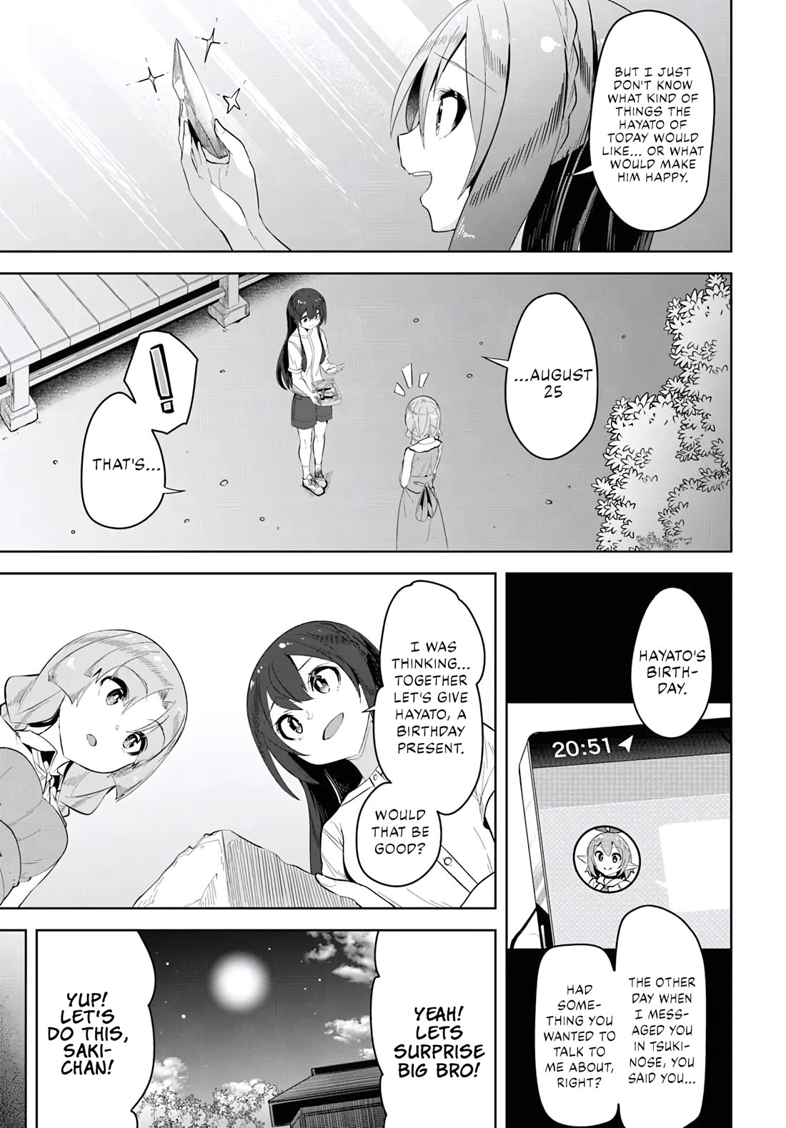 Tenkosaki: The Neat and Pretty Girl at My New School Is a Childhood Friend of Mine Who I Thought Was a Boy chapter 34 page 8