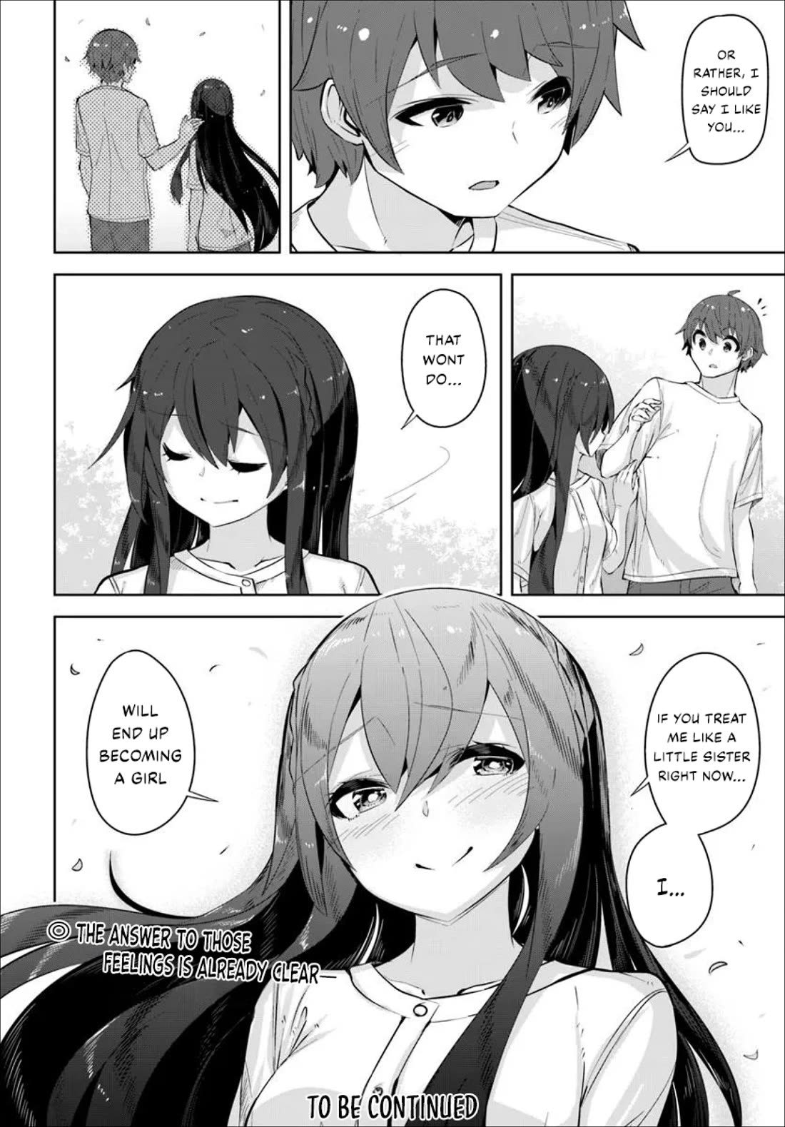 Tenkosaki: The Neat and Pretty Girl at My New School Is a Childhood Friend of Mine Who I Thought Was a Boy chapter 35 page 30
