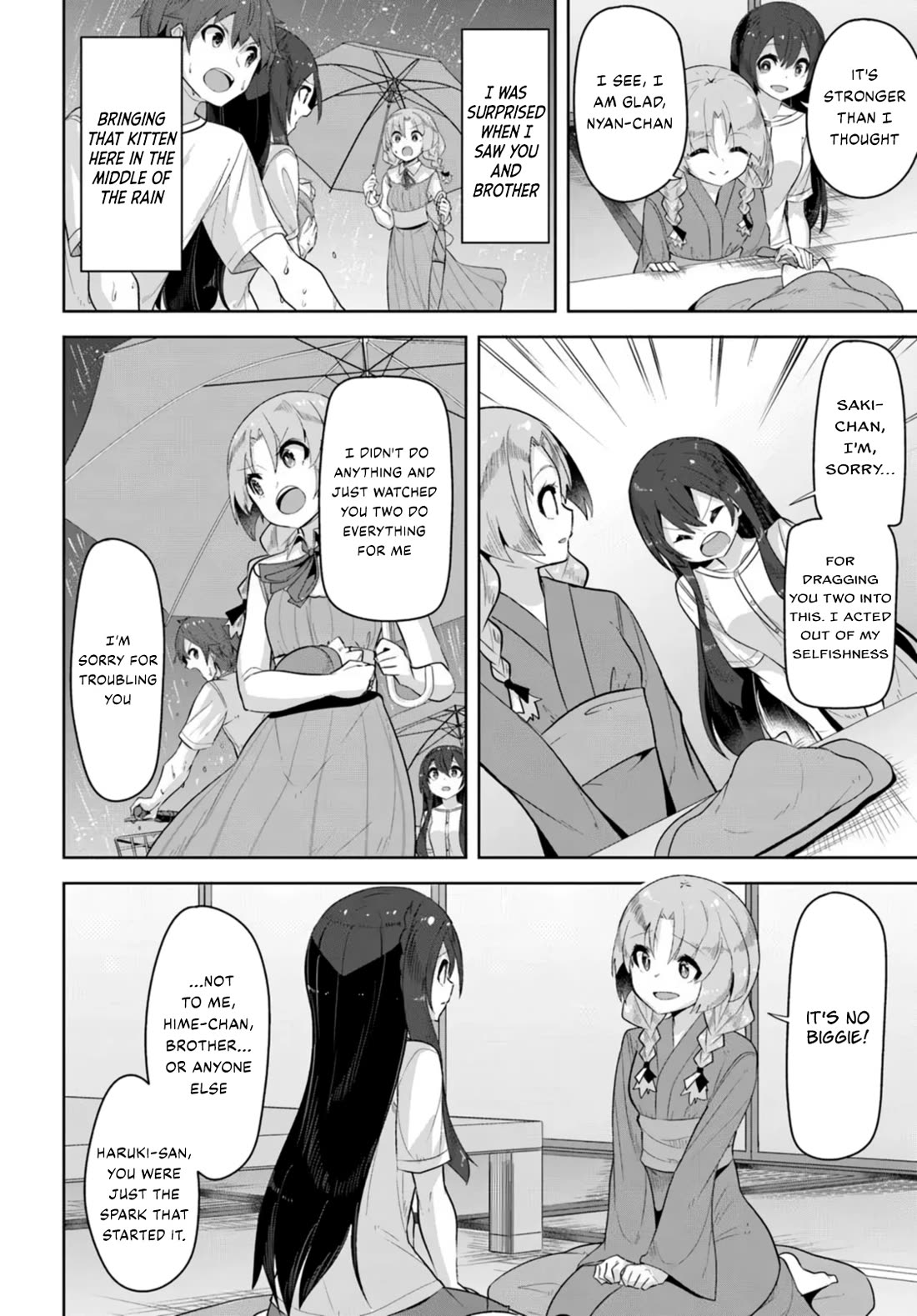 Tenkosaki: The Neat and Pretty Girl at My New School Is a Childhood Friend of Mine Who I Thought Was a Boy chapter 36 page 14
