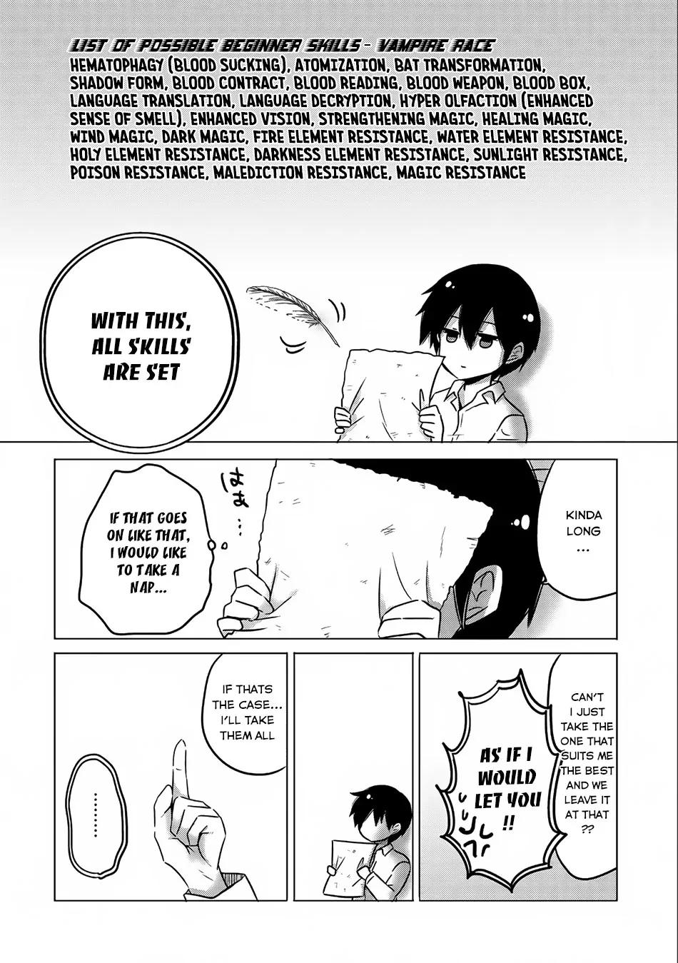 Tensei Kyuuketsuki-san wa Ohirune ga Shitai chapter 1 page 10