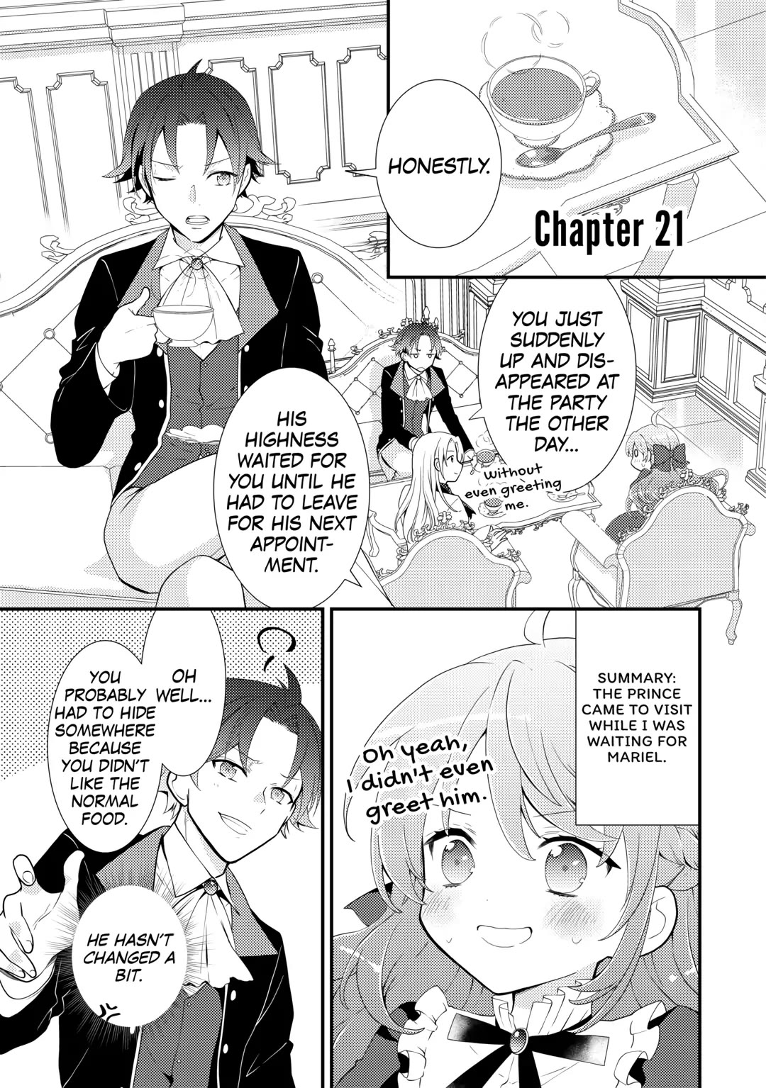 Tensei Reijou wa Shomin no Aji ni Uete Iru chapter 21 page 1