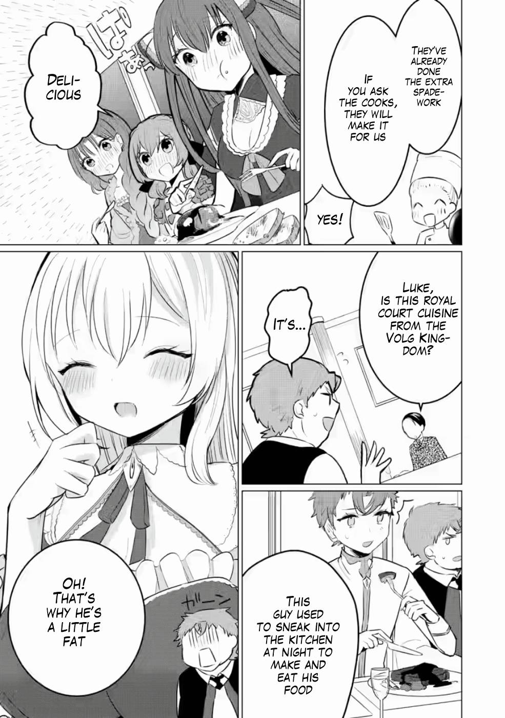 Tensei Saki ga Zannen Ouji Datta Ken: Ima wa Fukkin 1-kai mo Dekinai kedo Yasete Isekai Sukuimasu chapter 6 page 24