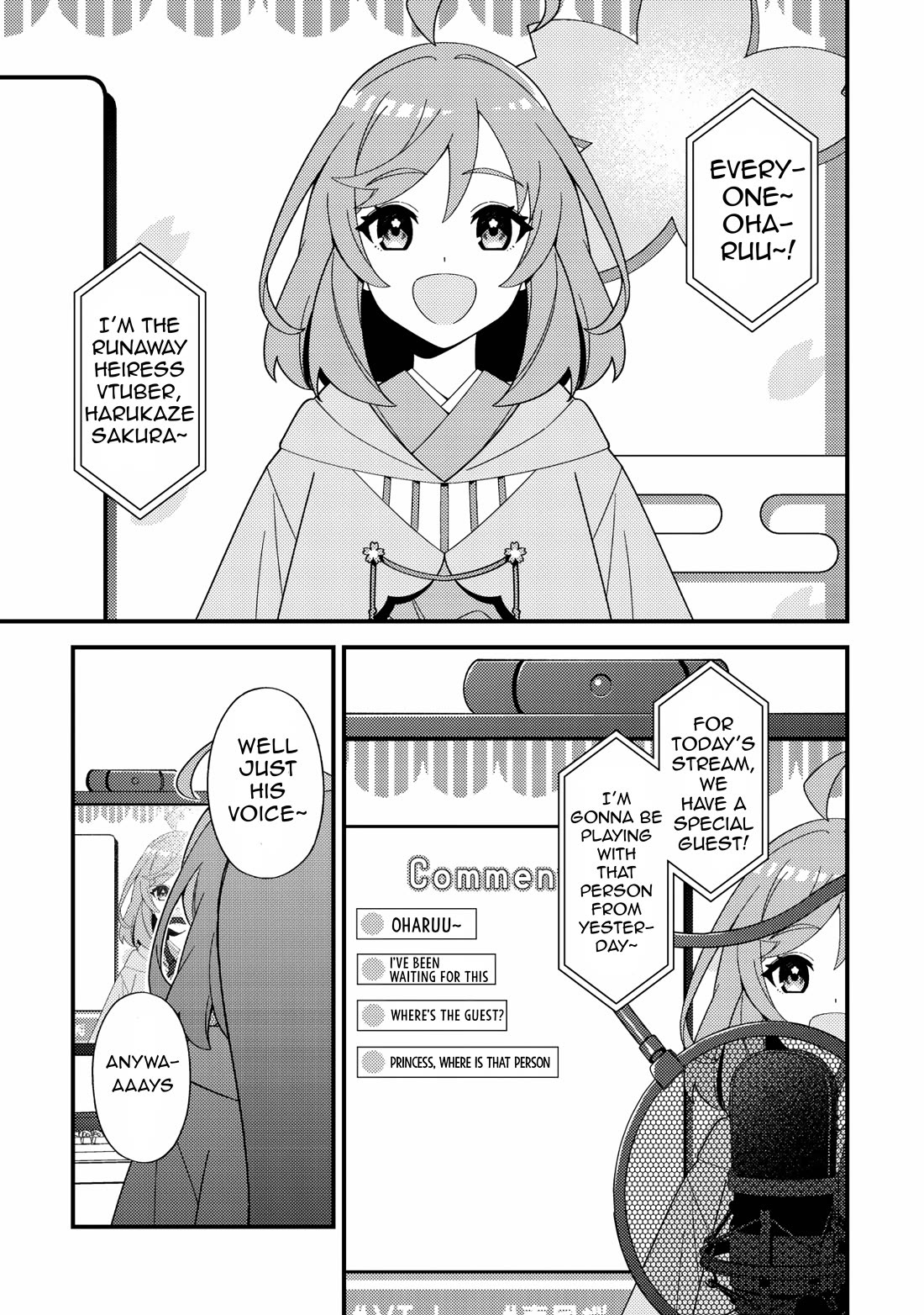 That Time I Crashed Into My Little Sister's Stream and Was Treated Like a VTuber chapter 1 page 2