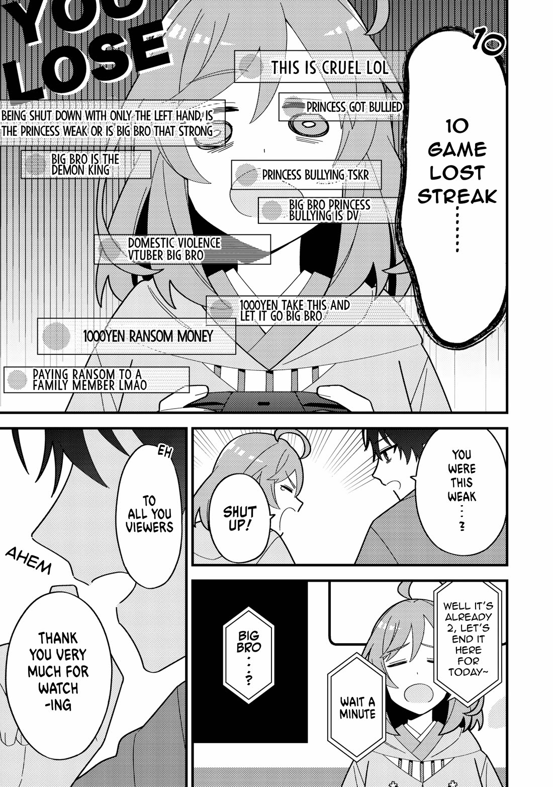 That Time I Crashed Into My Little Sister's Stream and Was Treated Like a VTuber chapter 1 page 26