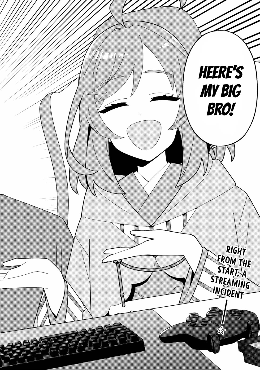 That Time I Crashed Into My Little Sister's Stream and Was Treated Like a VTuber chapter 1 page 3