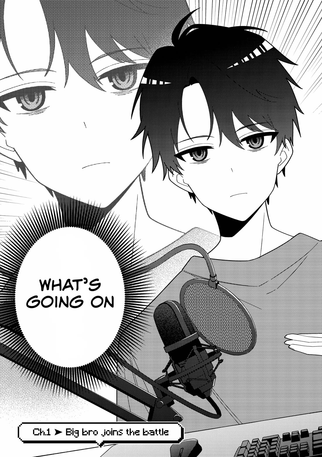 That Time I Crashed Into My Little Sister's Stream and Was Treated Like a VTuber chapter 1 page 4