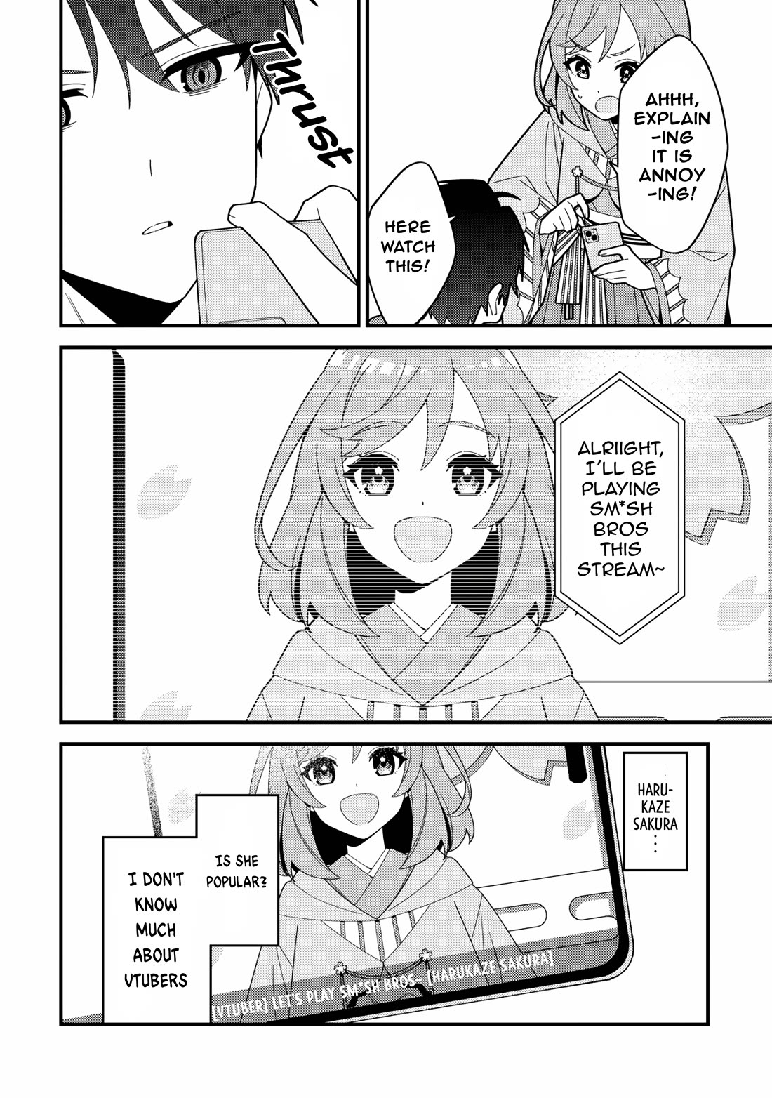 That Time I Crashed Into My Little Sister's Stream and Was Treated Like a VTuber chapter 1 page 9