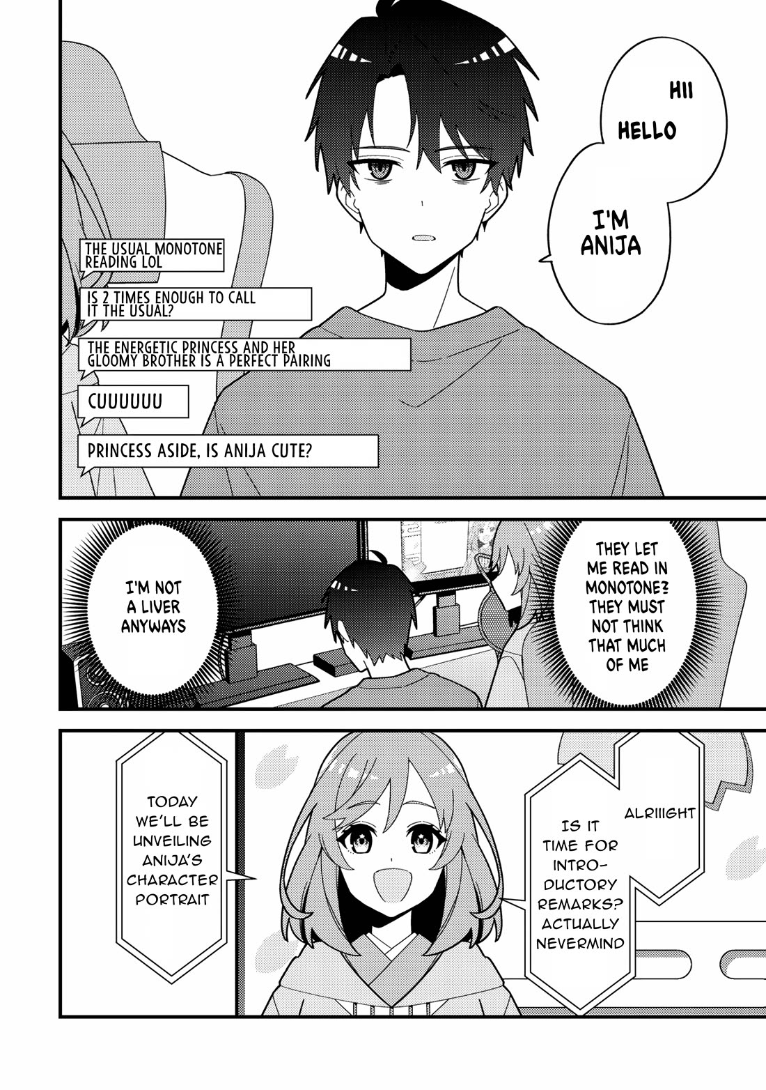 That Time I Crashed Into My Little Sister's Stream and Was Treated Like a VTuber chapter 2 page 10