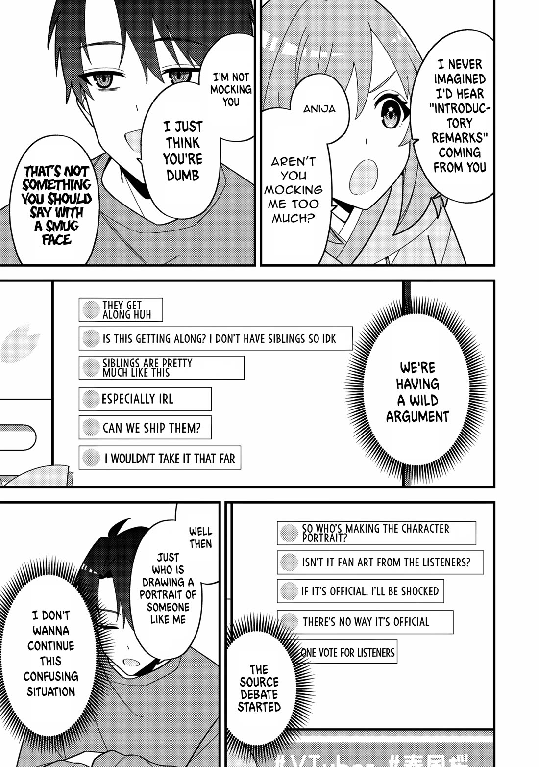 That Time I Crashed Into My Little Sister's Stream and Was Treated Like a VTuber chapter 2 page 11