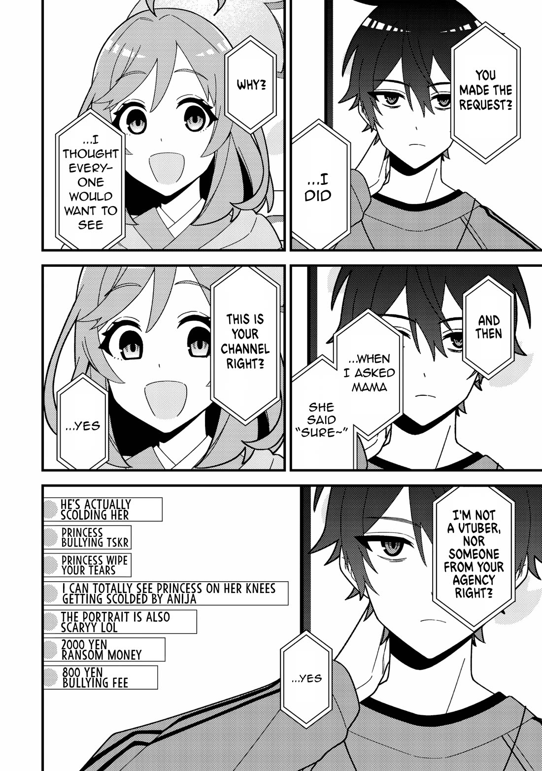 That Time I Crashed Into My Little Sister's Stream and Was Treated Like a VTuber chapter 2 page 18