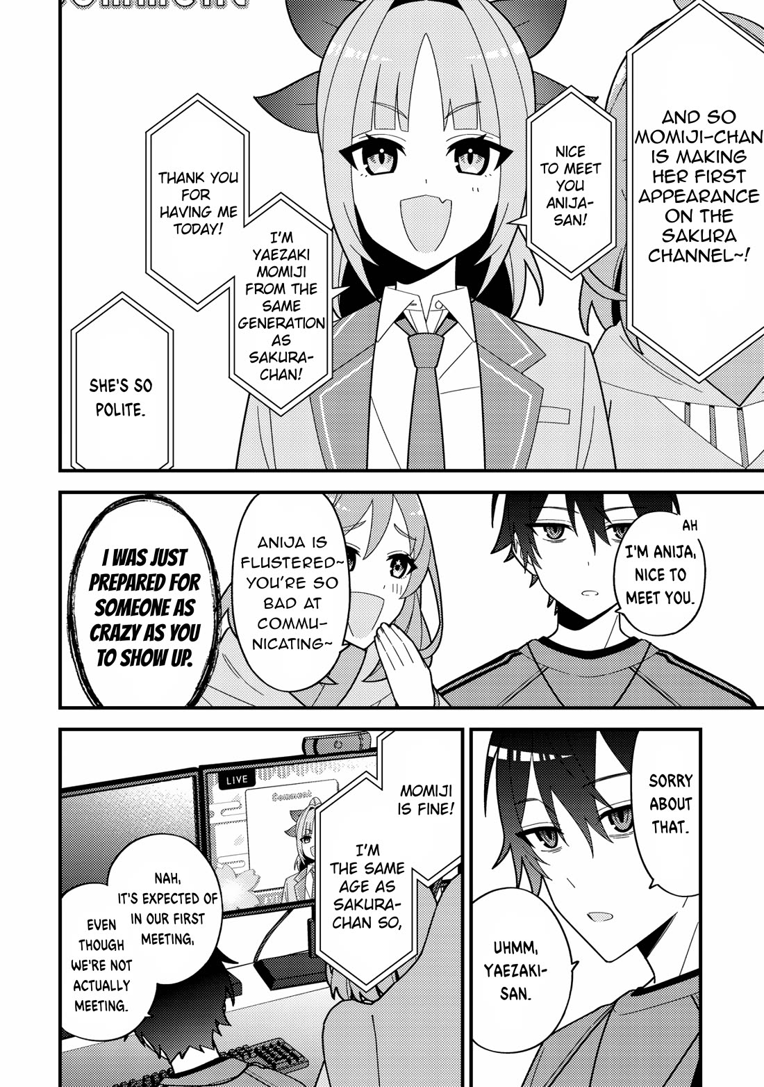 That Time I Crashed Into My Little Sister's Stream and Was Treated Like a VTuber chapter 3 page 11