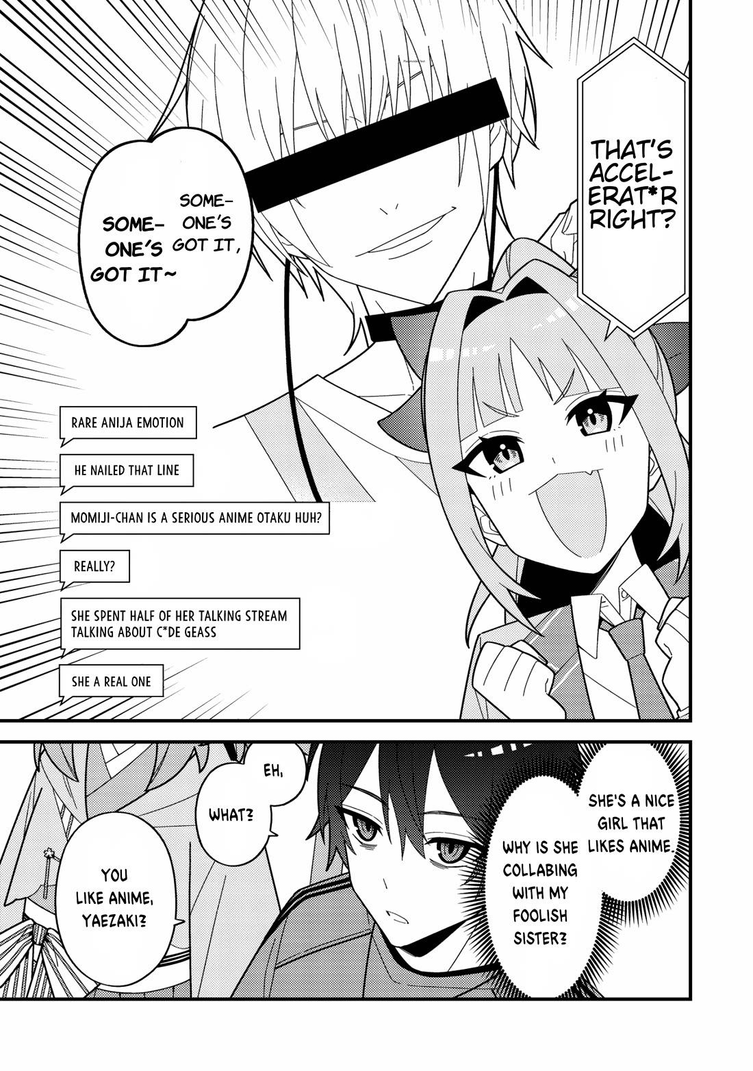 That Time I Crashed Into My Little Sister's Stream and Was Treated Like a VTuber chapter 3 page 14