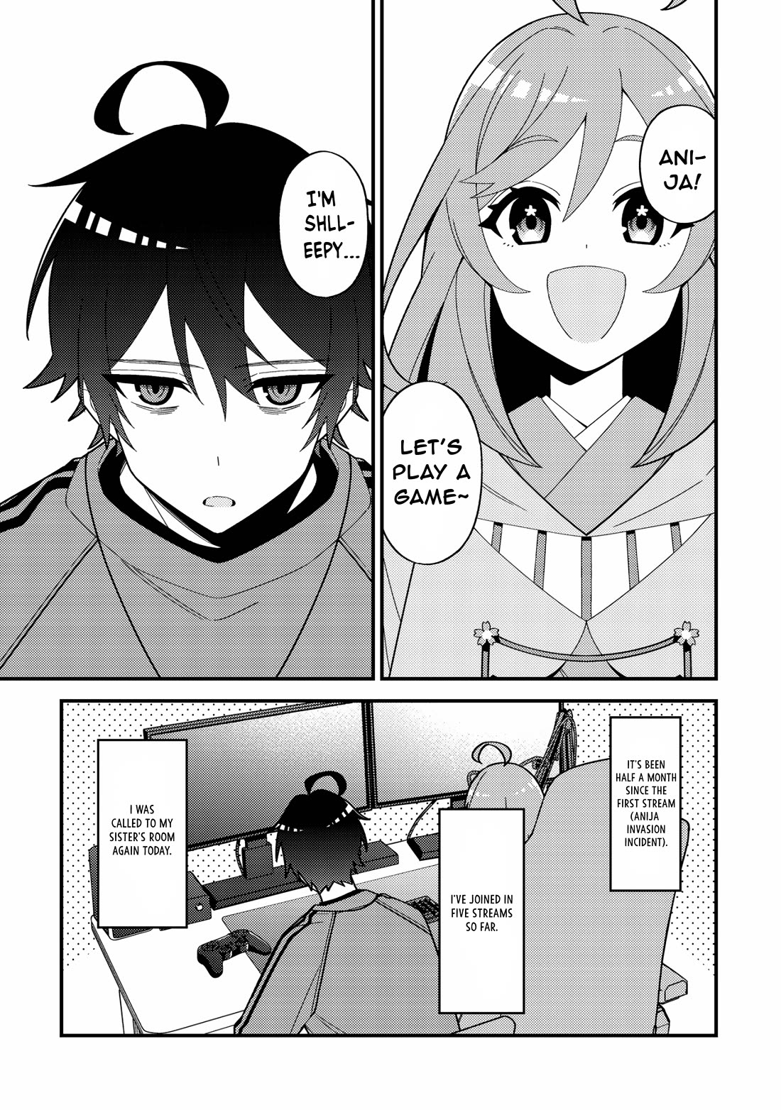 That Time I Crashed Into My Little Sister's Stream and Was Treated Like a VTuber chapter 3 page 2