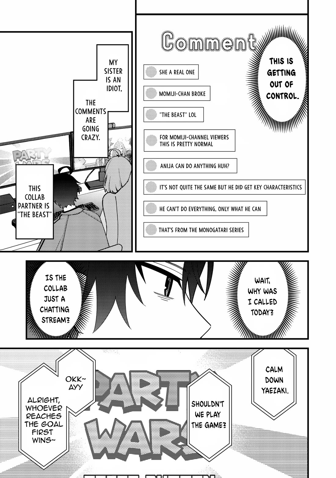 That Time I Crashed Into My Little Sister's Stream and Was Treated Like a VTuber chapter 3 page 20