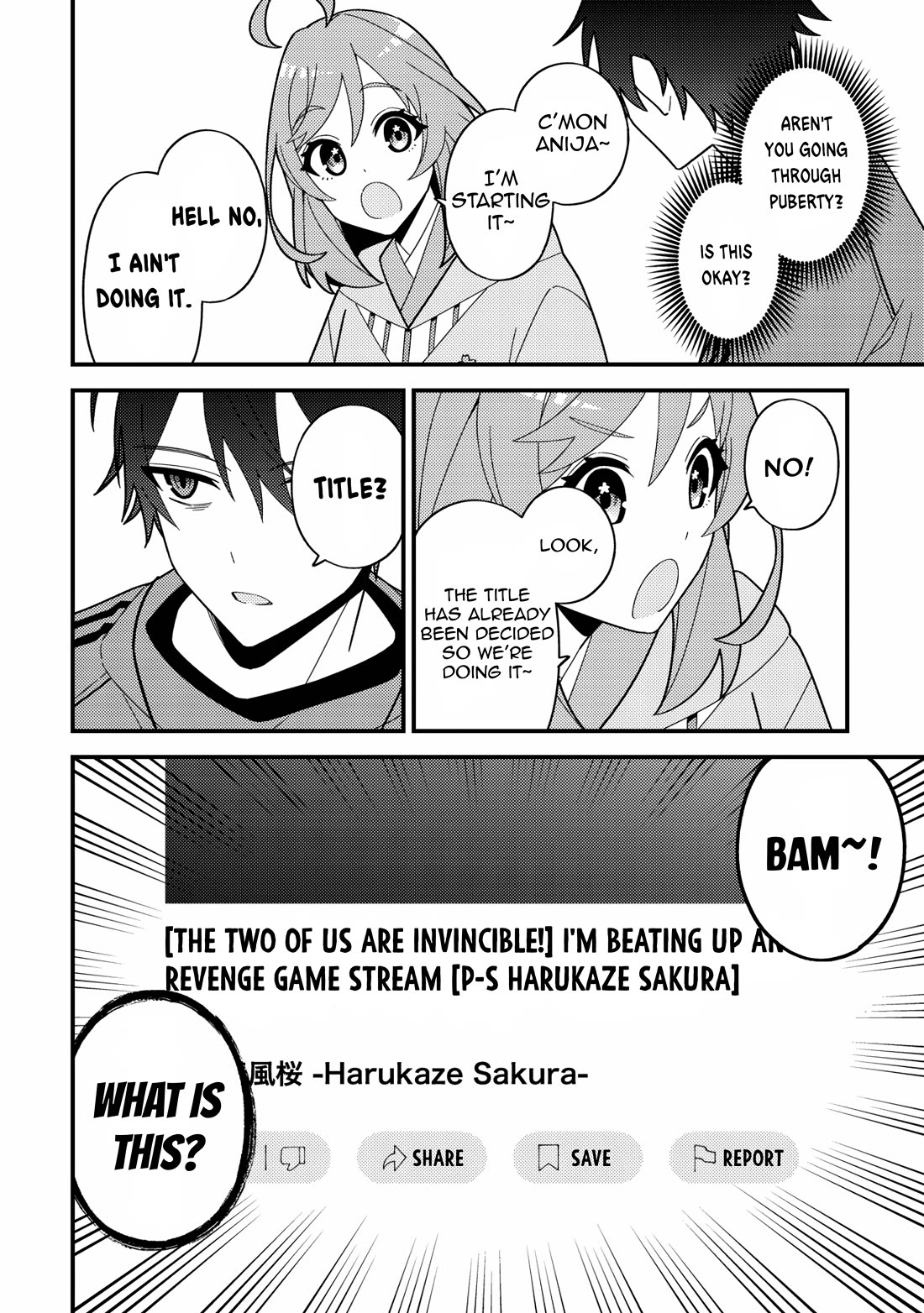 That Time I Crashed Into My Little Sister's Stream and Was Treated Like a VTuber chapter 3 page 3