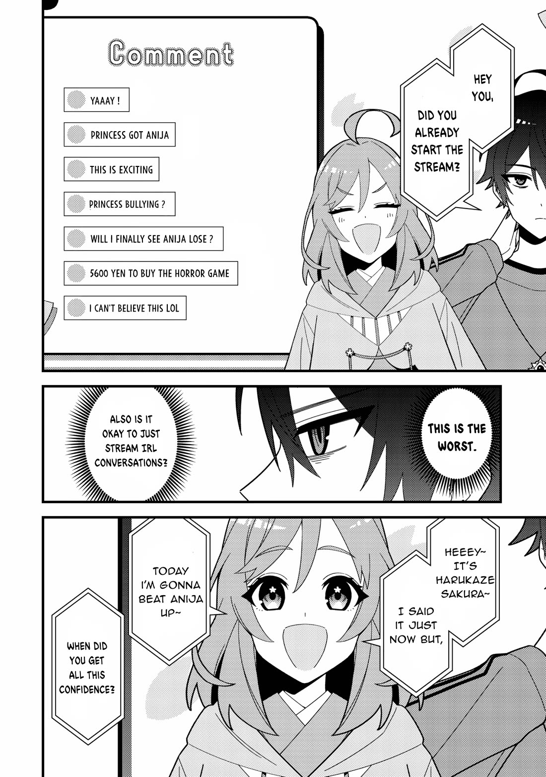 That Time I Crashed Into My Little Sister's Stream and Was Treated Like a VTuber chapter 3 page 7