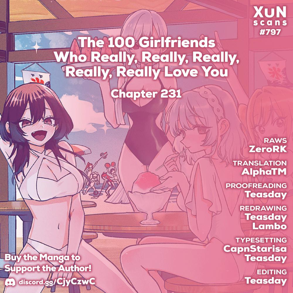 The 100 Girlfriends Who Really, Really, Really, Really, Really Love You chapter 231 page 1