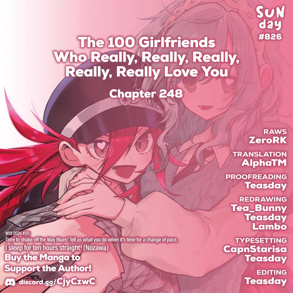 The 100 Girlfriends Who Really, Really, Really, Really, Really Love You chapter 248 page 1