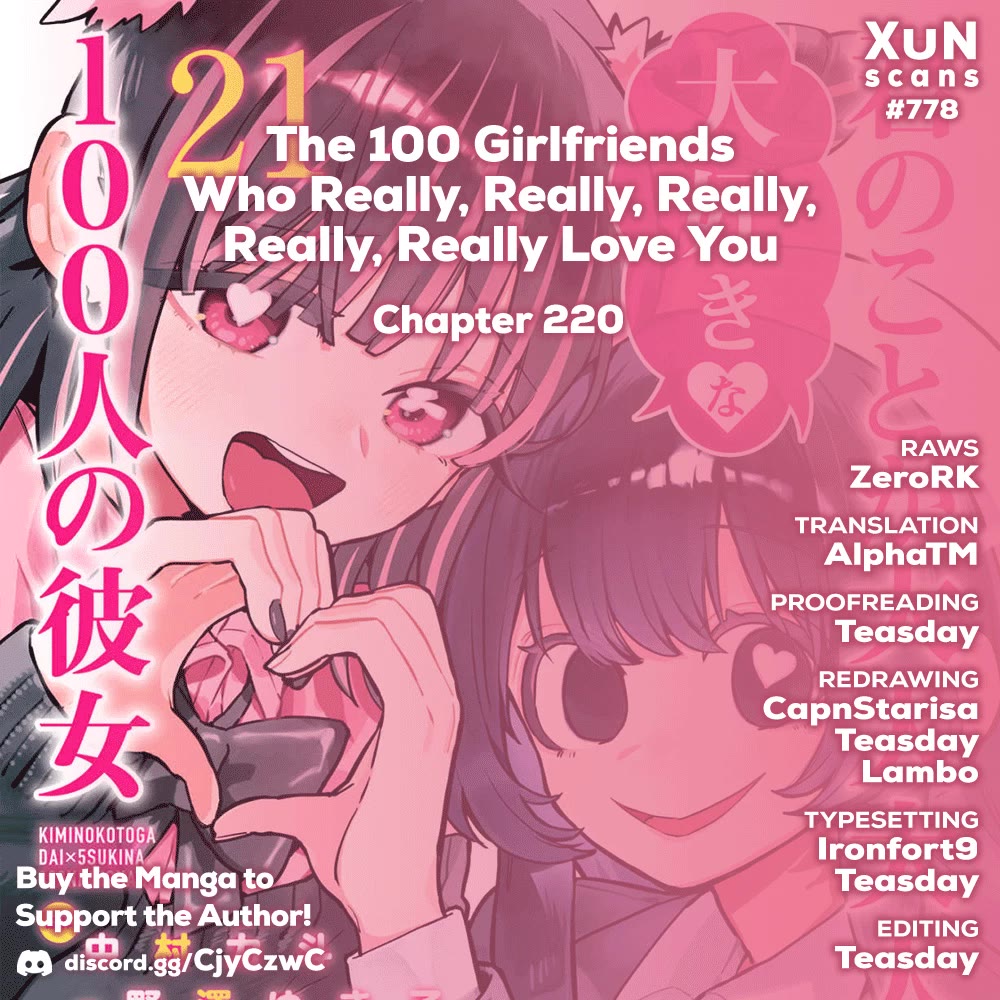 The 100 Girlfriends Who Really, Really, Really, Really, Really Love You chapter 220 page 1