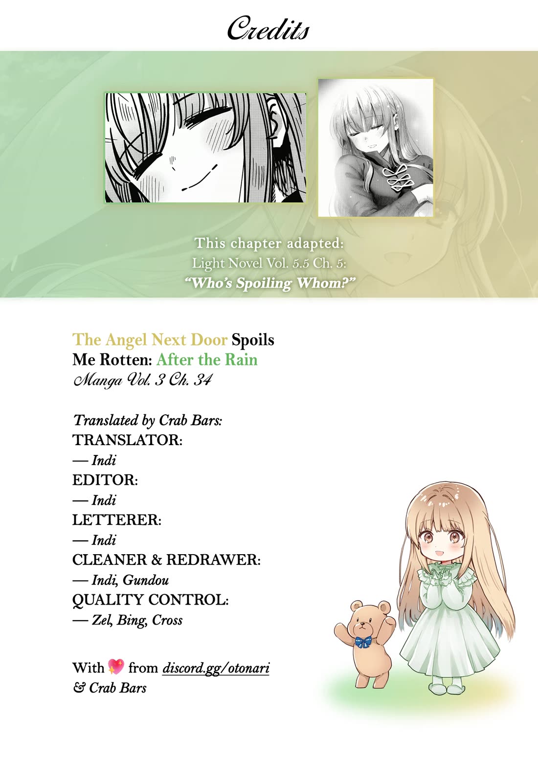 The Angel Next Door Spoils Me Rotten: After the Rain chapter 34 page 14