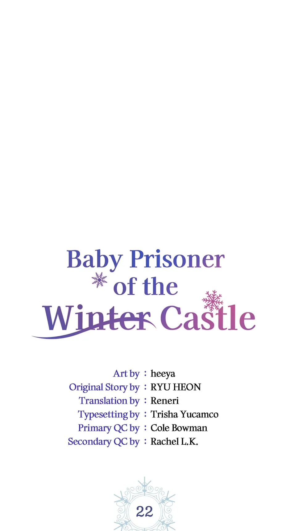 The Baby Prisoner Of The Winter Castle chapter 22 page 1