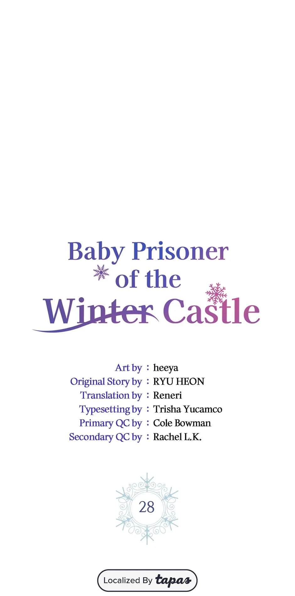 The Baby Prisoner Of The Winter Castle chapter 28 page 1