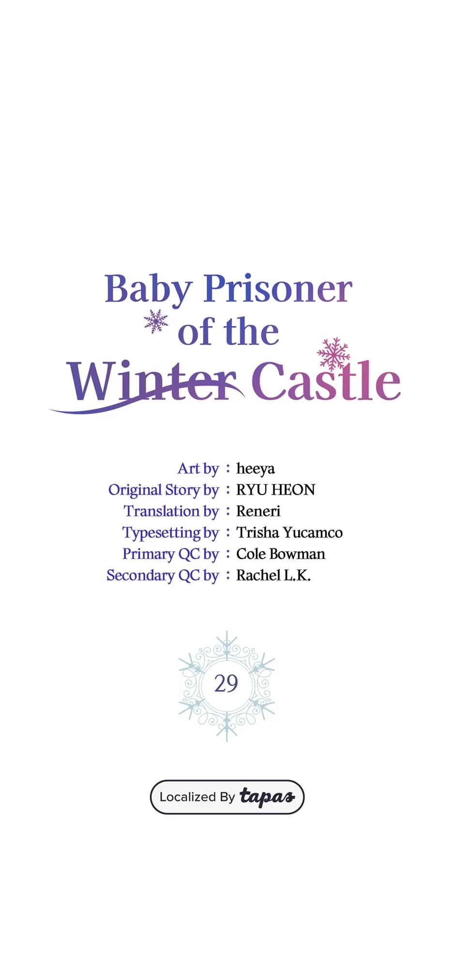 The Baby Prisoner Of The Winter Castle chapter 29 page 1