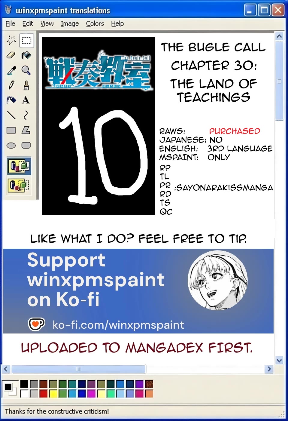 The Bugle Call chapter 30 page 1