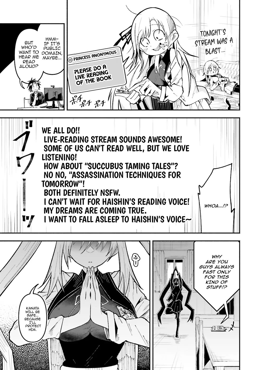 The Case In Which Streaming In Another World Led To The Creation Of A Massive Yandere Following chapter 59 page 11