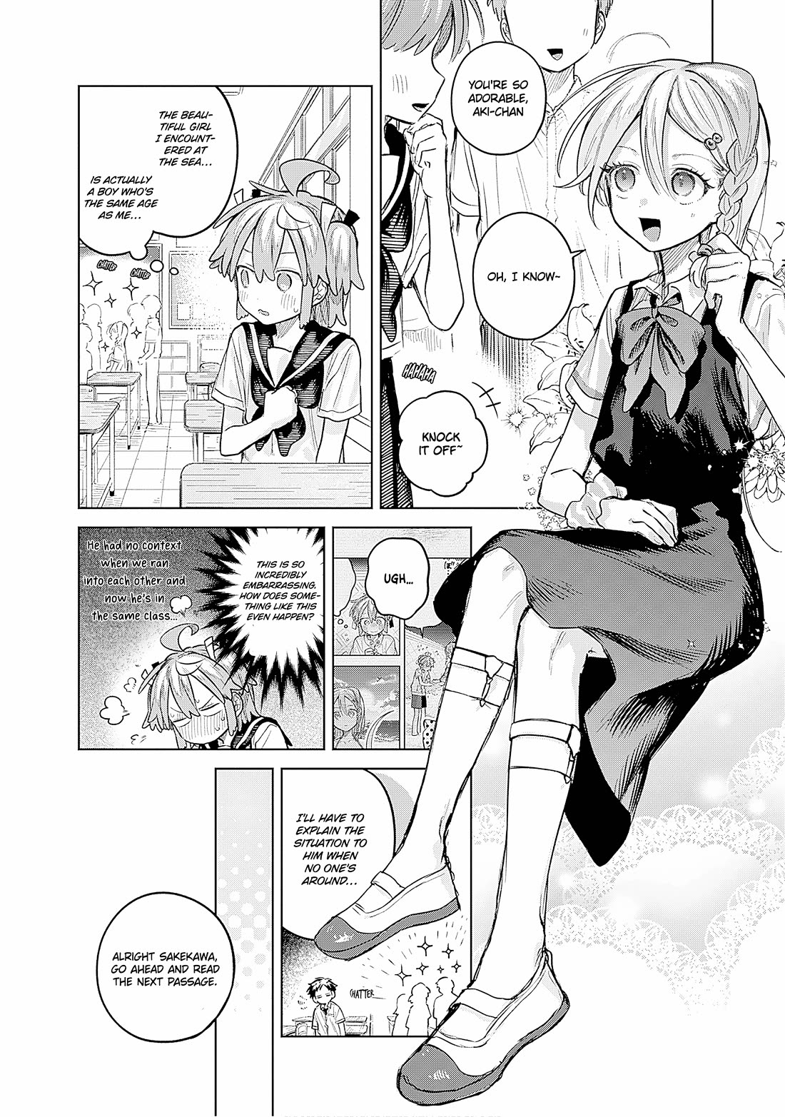 The Crossdressing Boy Wants to Take Off His Skirt chapter 22 page 8