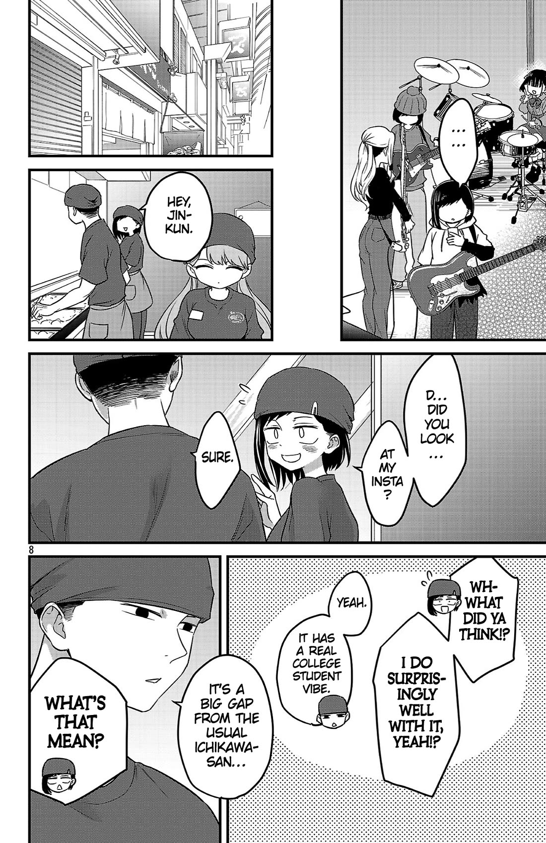 The Dangers in My Heart: The Romantic Comedy Won't Start chapter 8 page 8