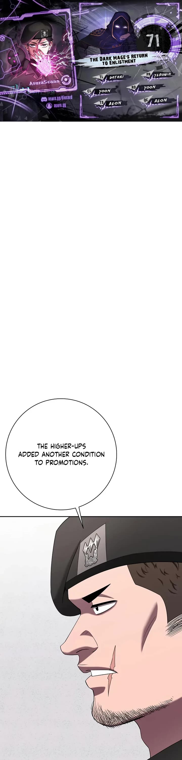 The Dark Mage's Return to Enlistment chapter 71 page 1