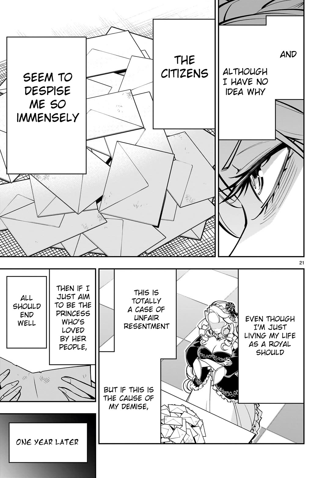 The Death Defying Princess Creates a Yuri Harem to Survive chapter 1 page 20