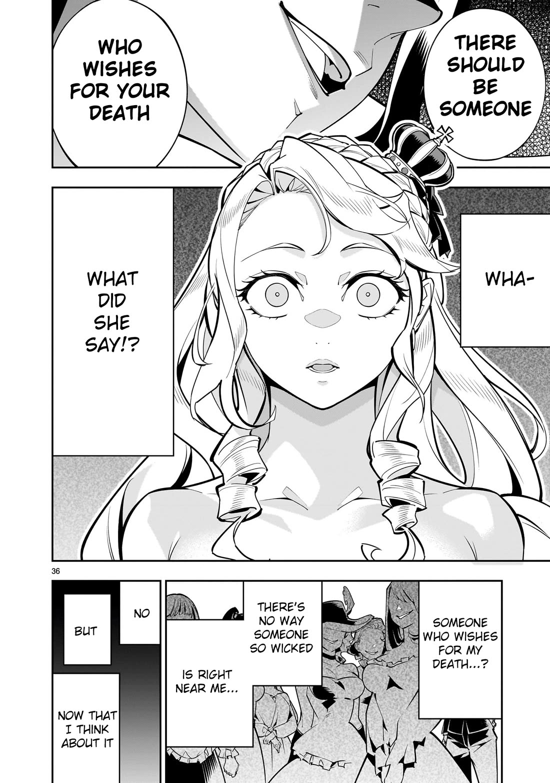 The Death Defying Princess Creates a Yuri Harem to Survive chapter 1 page 35