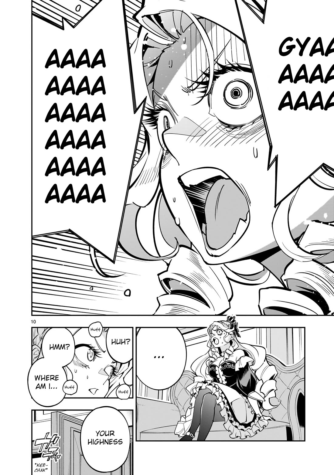 The Death Defying Princess Creates a Yuri Harem to Survive chapter 1 page 9