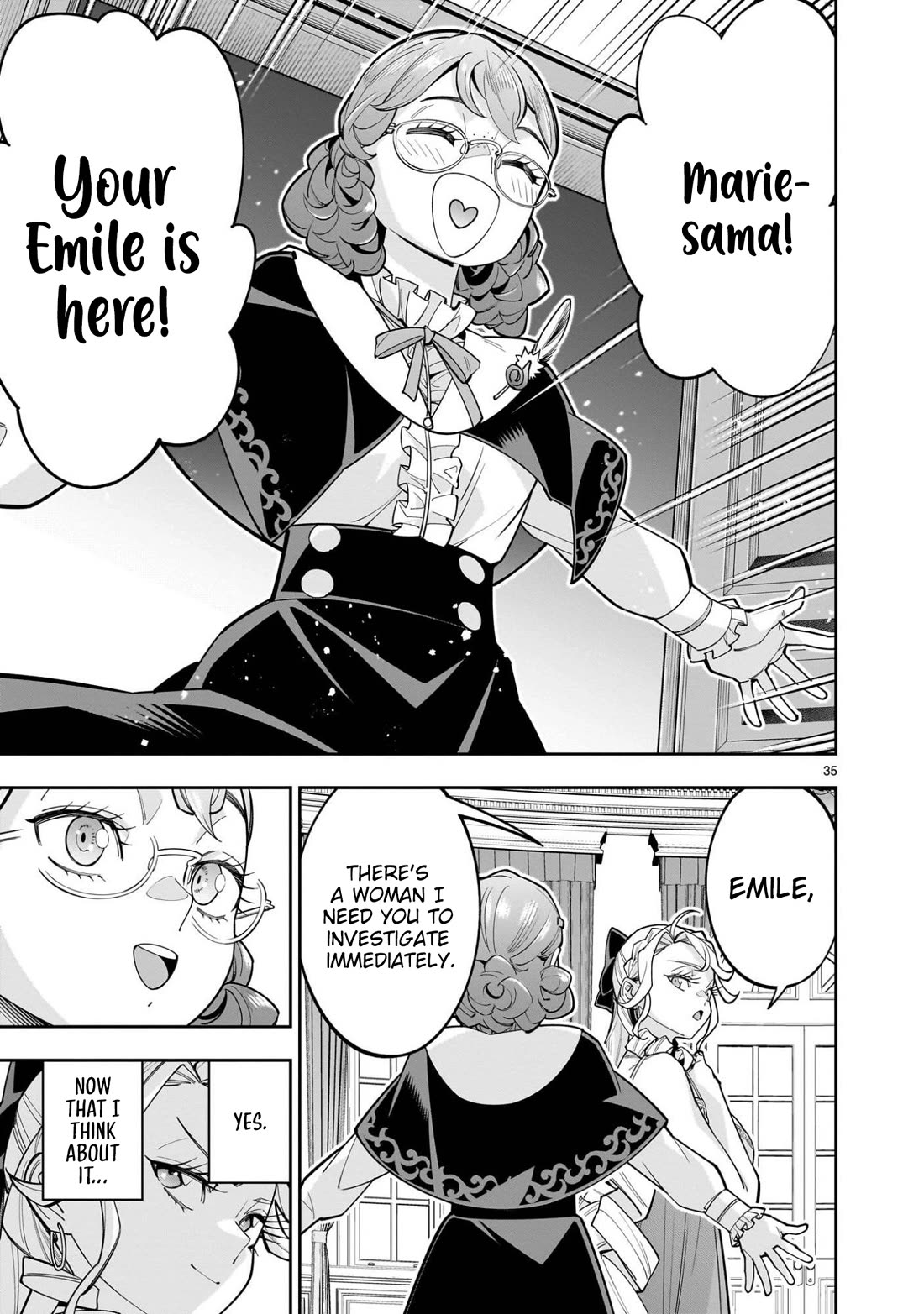 The Death Defying Princess Creates a Yuri Harem to Survive chapter 11 page 35