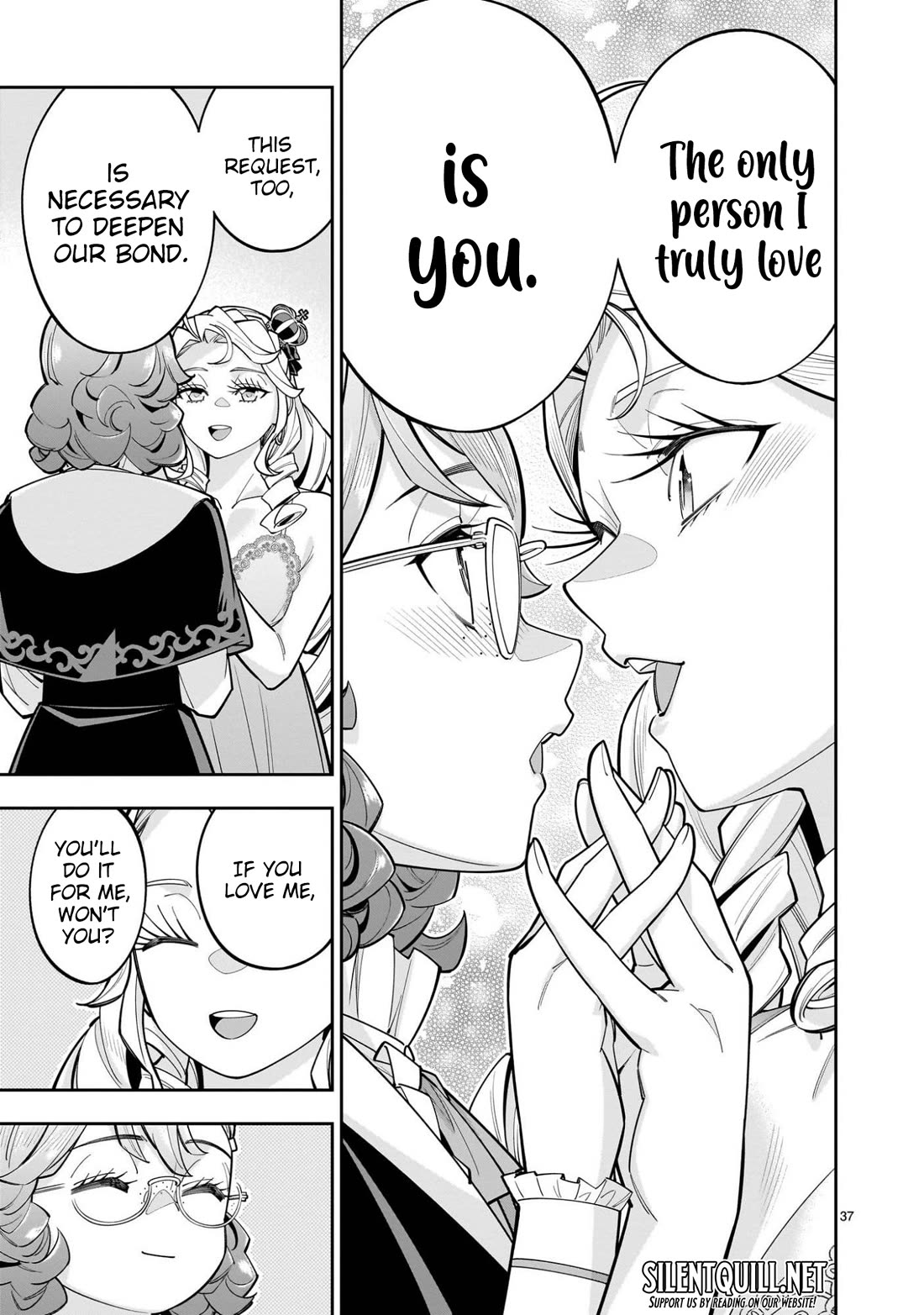 The Death Defying Princess Creates a Yuri Harem to Survive chapter 11 page 37