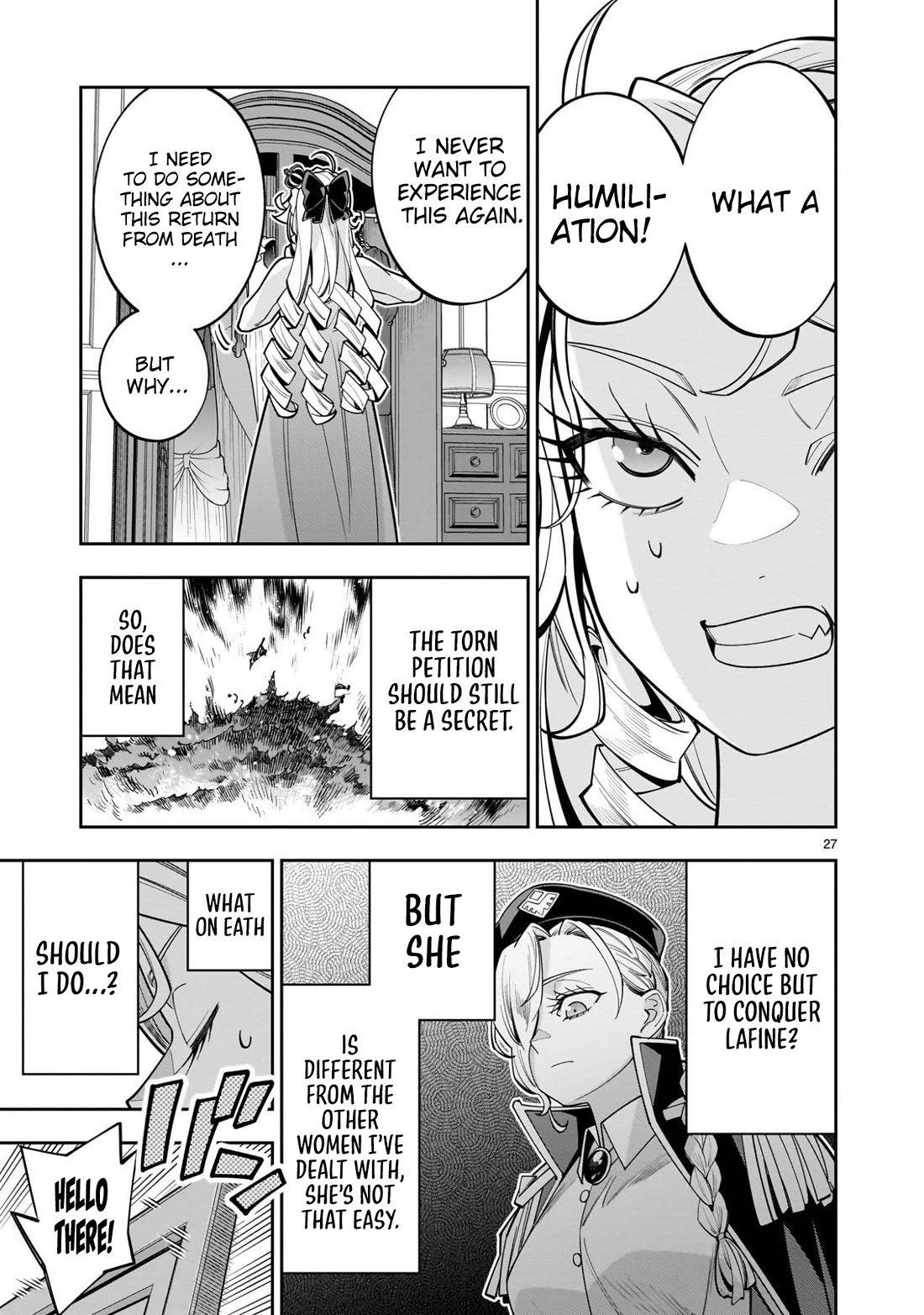 The Death Defying Princess Creates a Yuri Harem to Survive chapter 13 page 28