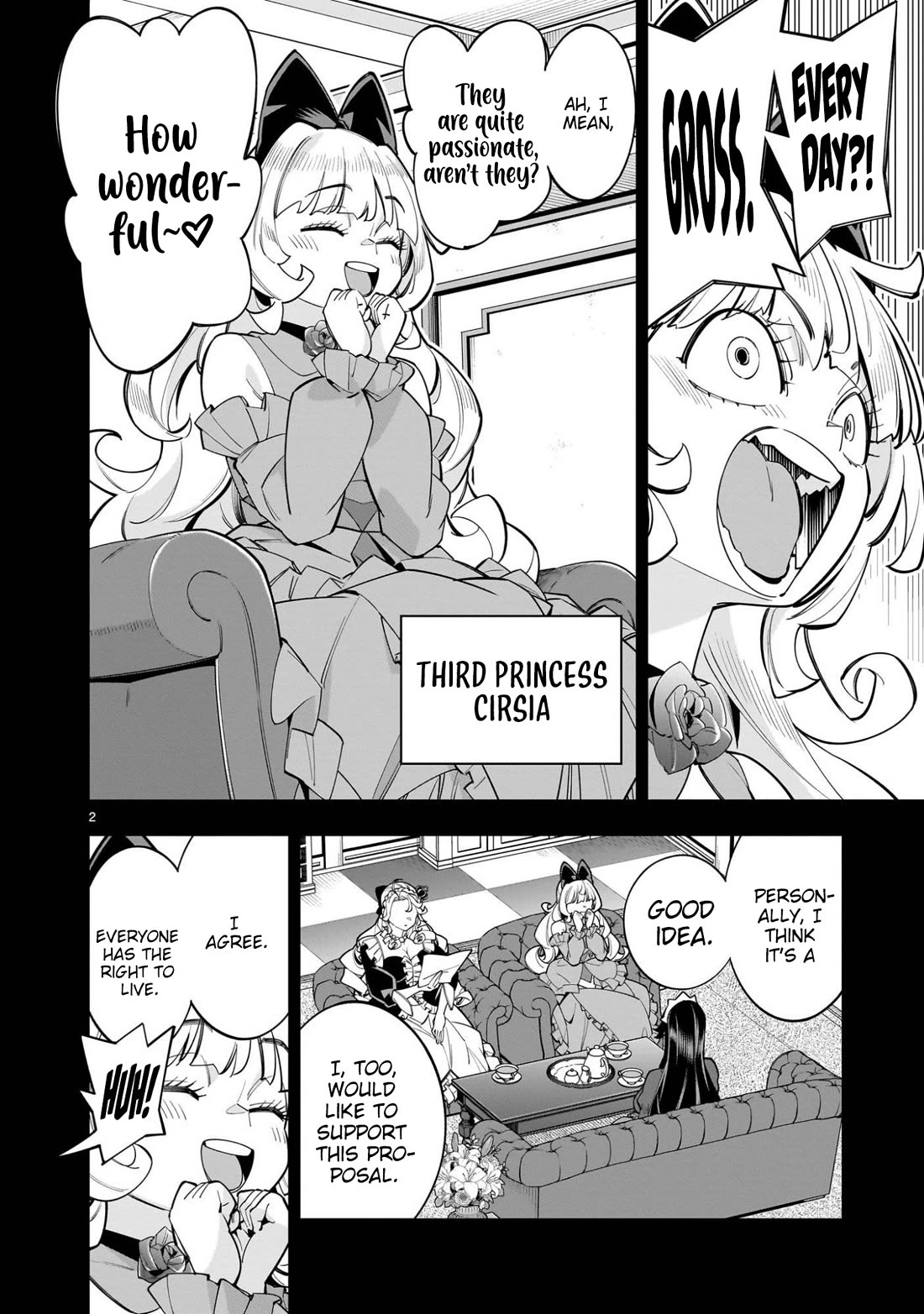 The Death Defying Princess Creates a Yuri Harem to Survive chapter 13 page 3