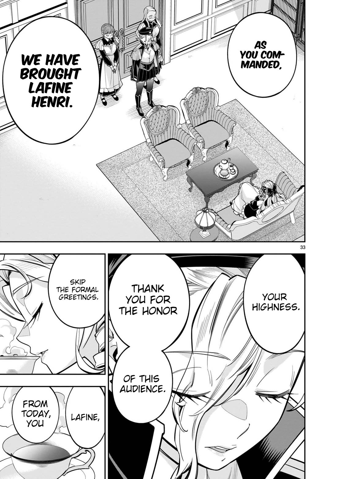 The Death Defying Princess Creates a Yuri Harem to Survive chapter 13 page 34