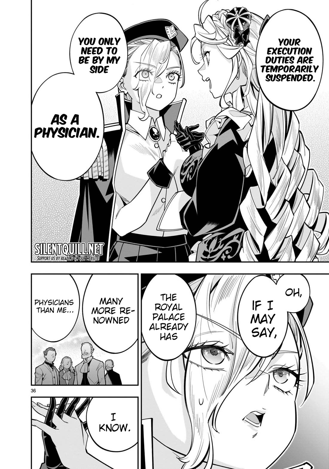 The Death Defying Princess Creates a Yuri Harem to Survive chapter 13 page 37