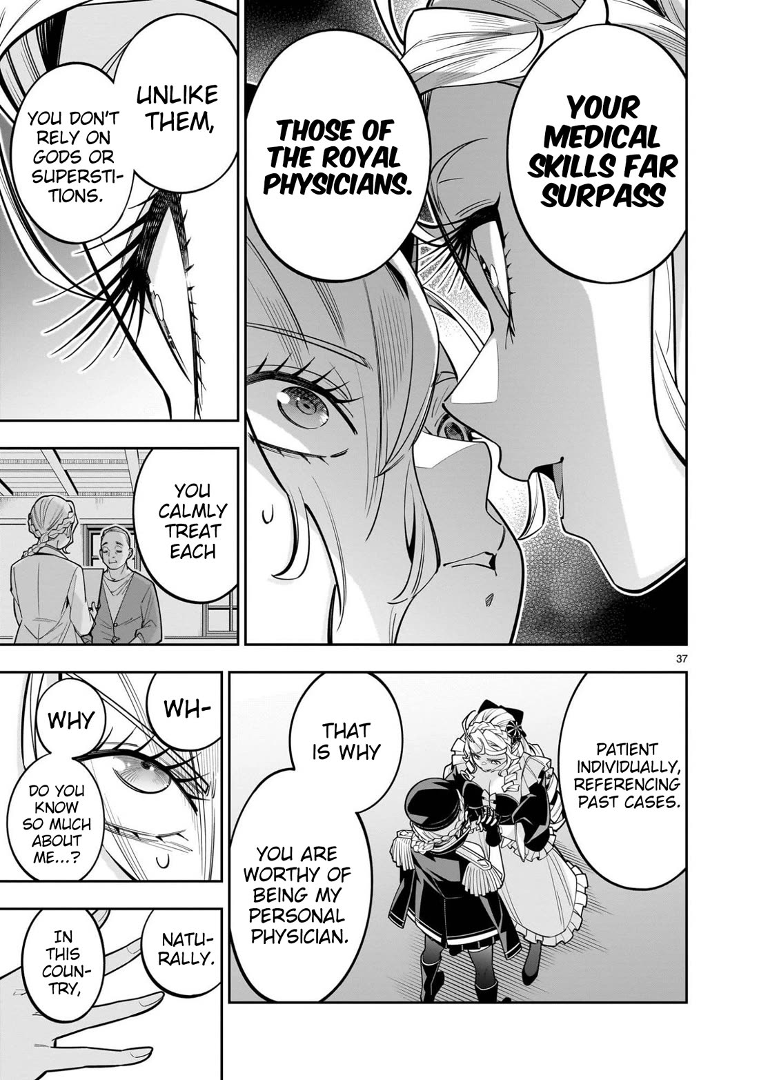 The Death Defying Princess Creates a Yuri Harem to Survive chapter 13 page 38