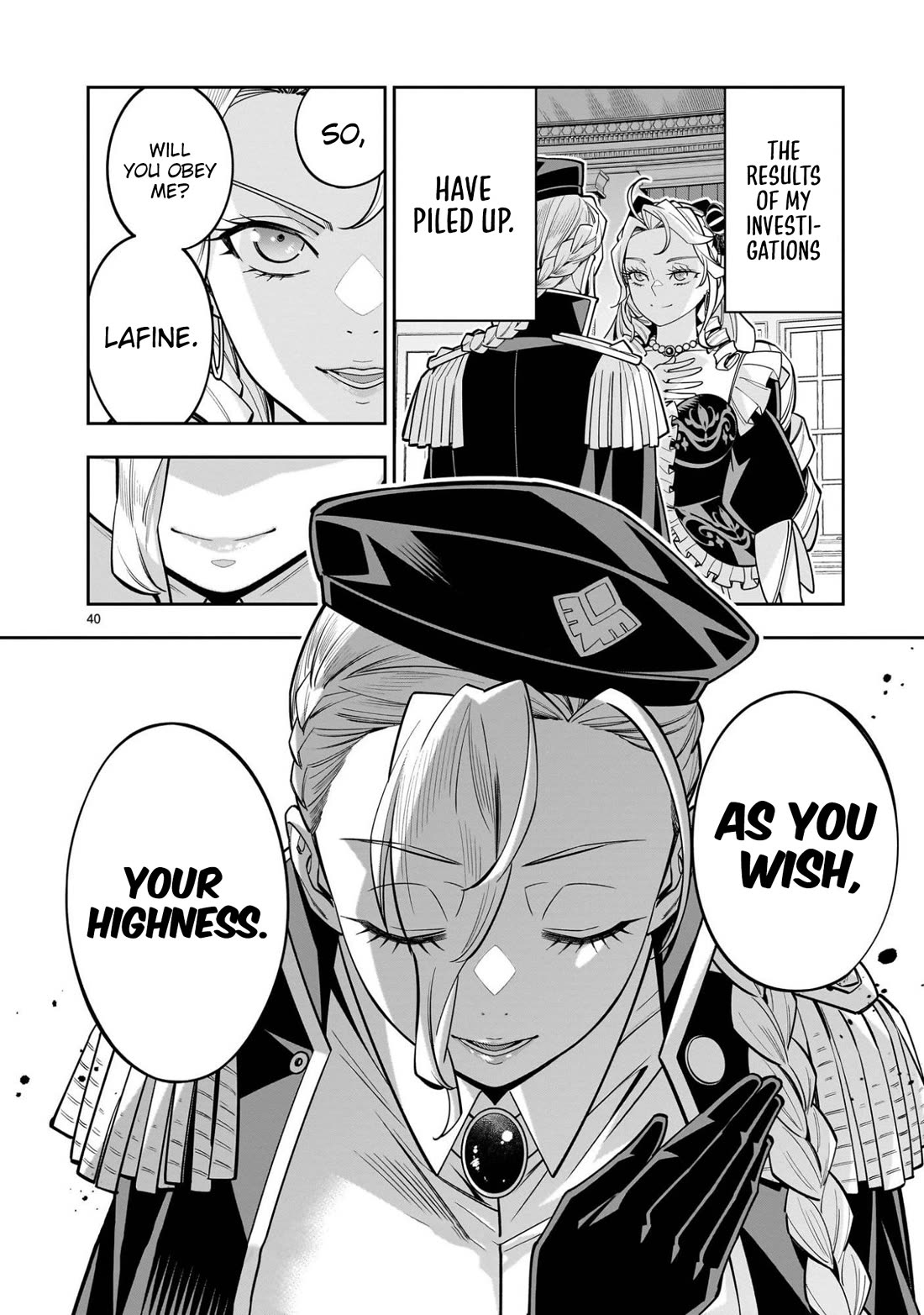 The Death Defying Princess Creates a Yuri Harem to Survive chapter 13 page 40