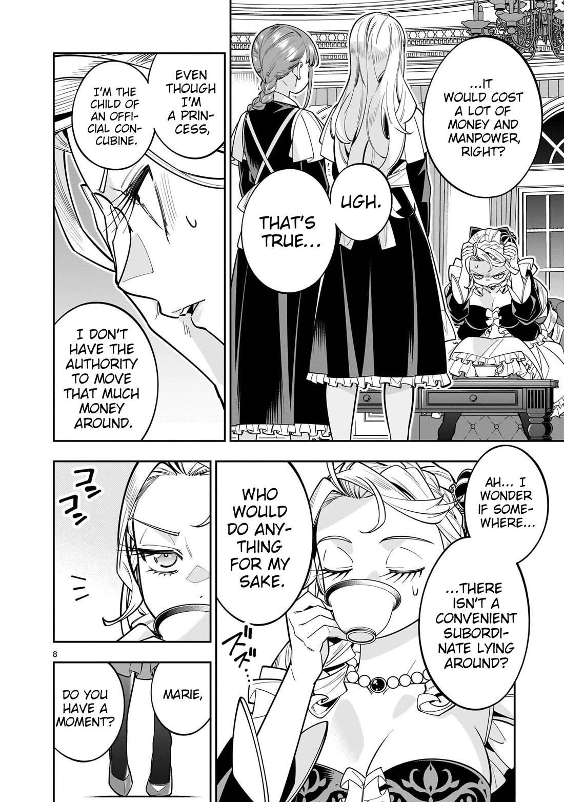 The Death Defying Princess Creates a Yuri Harem to Survive chapter 16 page 9