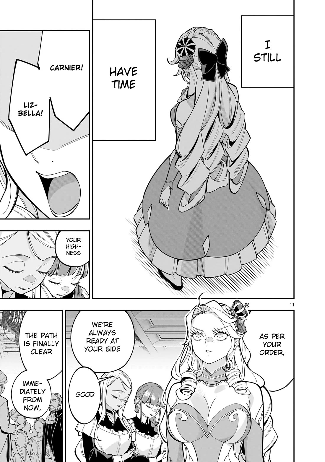 The Death Defying Princess Creates a Yuri Harem to Survive chapter 4 page 11